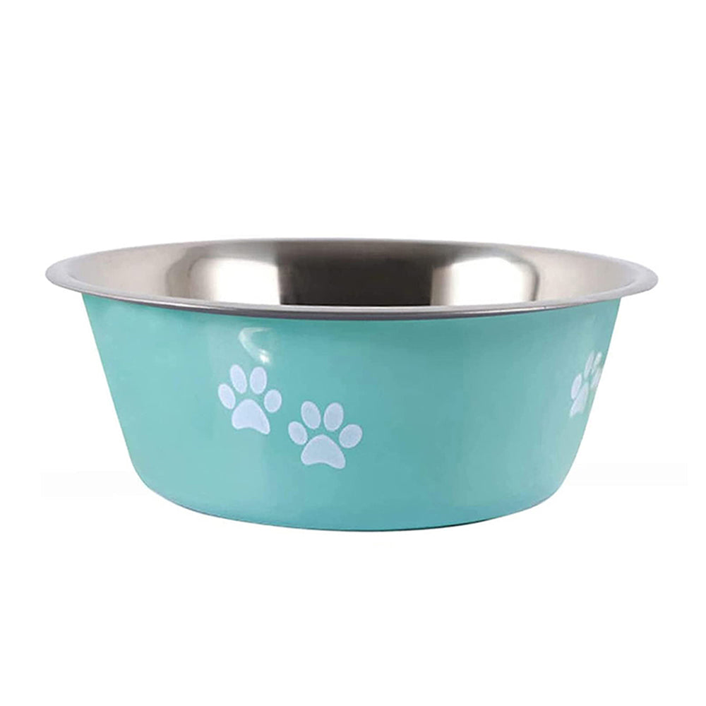Plato de acero inoxidable para mascotas