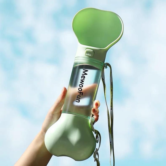 Botella portátil 2 en 1 (Agua y Bolsa)