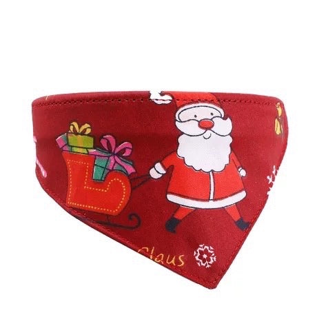 Collar ajustable con bandana navideño (6 modelos disponibles)
