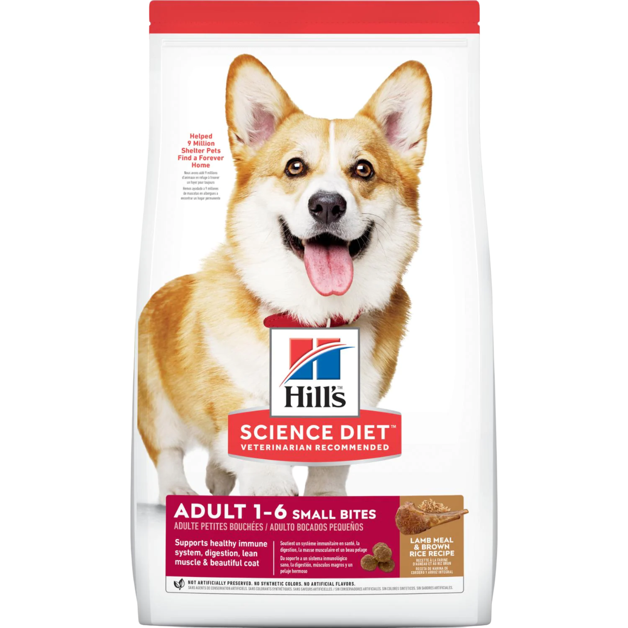 Comida para Perro Hills: Science Diet Adulto Small Bites Cordero 4.5lb