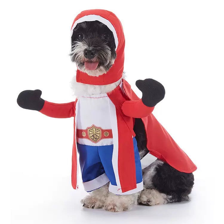 Disfraz de boxeador para mascotas modelo PF93