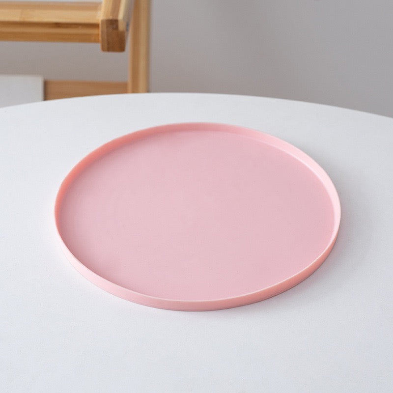 Alfombra de silicona redondo para comederos