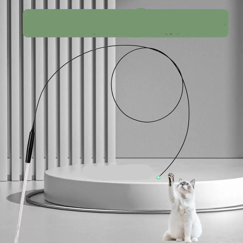 Cañita para gatos con luz led