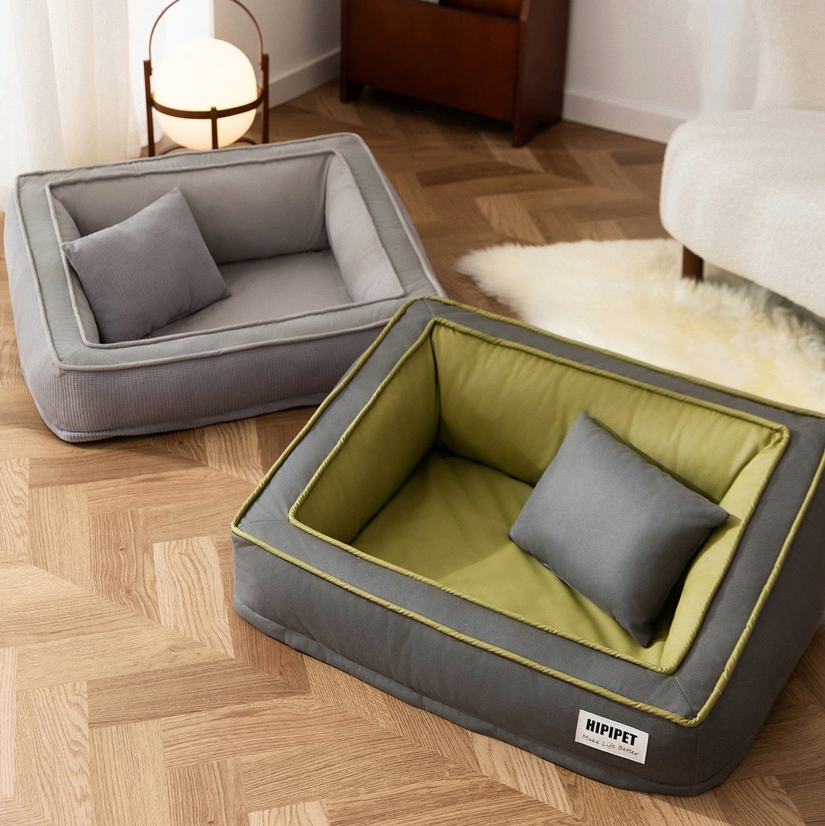 Cama para mascotas impermeable con forro lavable (Modelo 100)