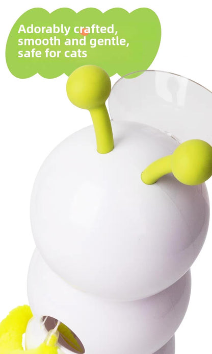 Juguete de pluma interactiva para gatos