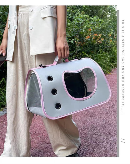 Bolso de hombro transportador diseño de gatito