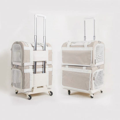 Maleta transportadora doble