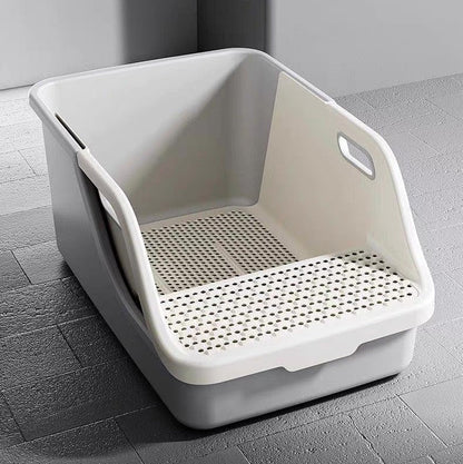 Arenero abierto con bandeja coladora (Dos colores disponibles)