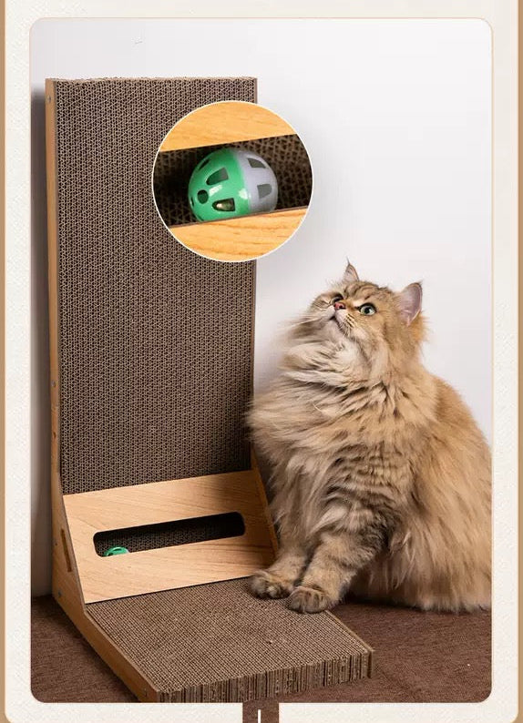 Rascador estilo L para gatos (dos tamaños)