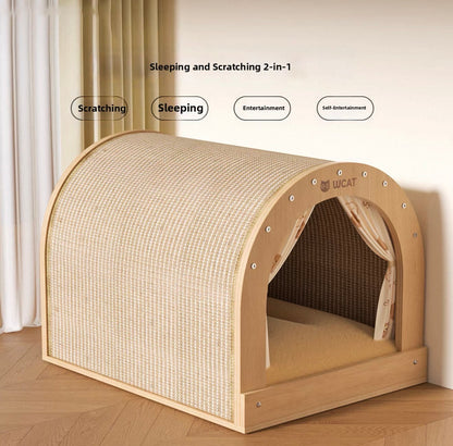 Casita de sisal para gatos 47*39*35cm