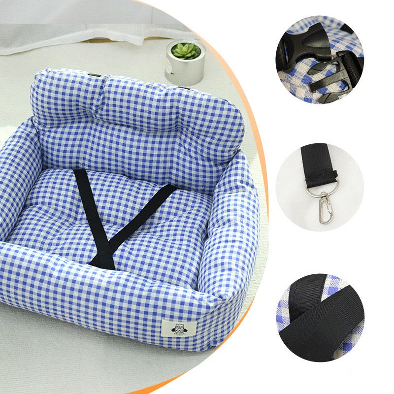 Asiento de auto acolchonado para mascotas modelo AS15