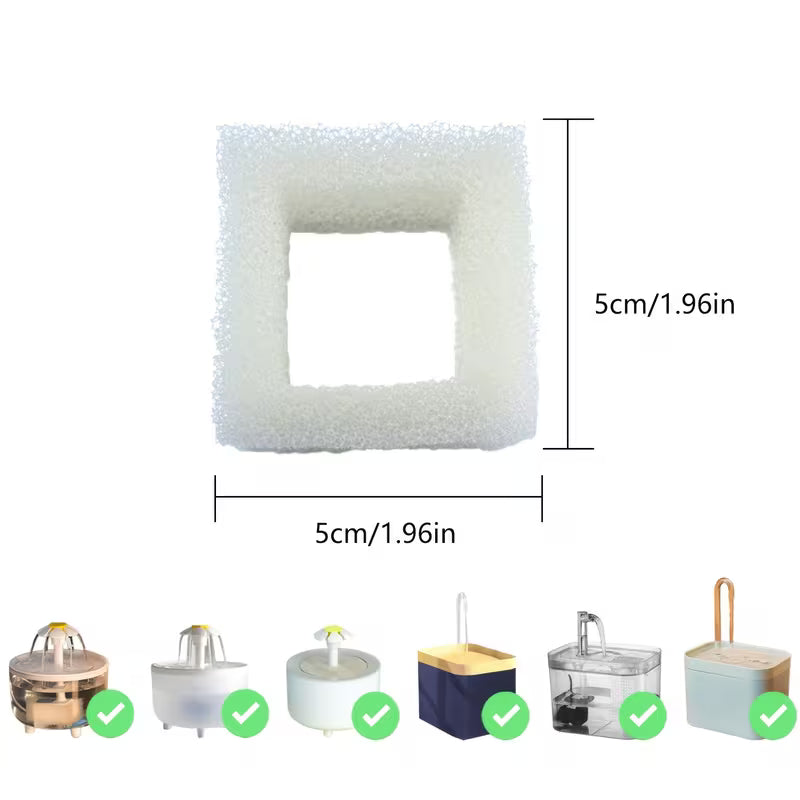 Filtro fuente de flor transparente 1L