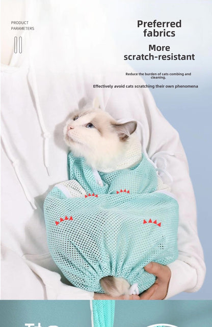 Malla para baño, corte de uñas, limpieza de oído etc de mascotas MODELO #2