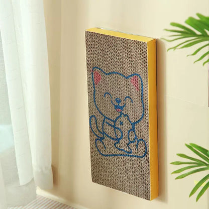 Rascador cartón corrugado para gatos (Variedad de colores) 43cm*20.5cm