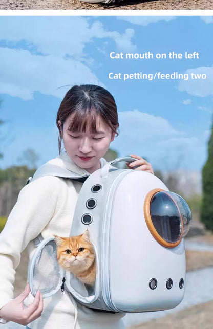 Mochila estilo capsula para mascotas hasta 8KG