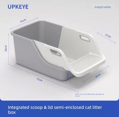 Arenero abierto con bandeja coladora (Dos colores disponibles)