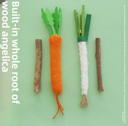 Juguete para gatos de matatabi con forma de apio