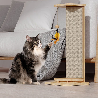 Rascador esquinero de sisal para gatos (Dos tamaños)