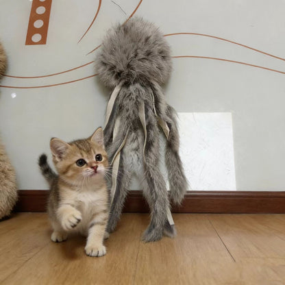 Juguete para gatos estilo pulpo con olor a conejo