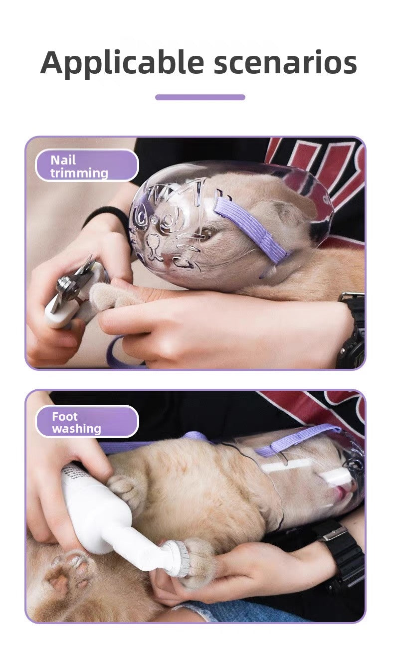 Bozal para gatos de plástico