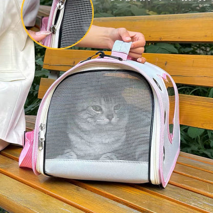 Bolso de hombro transportador diseño de gatito