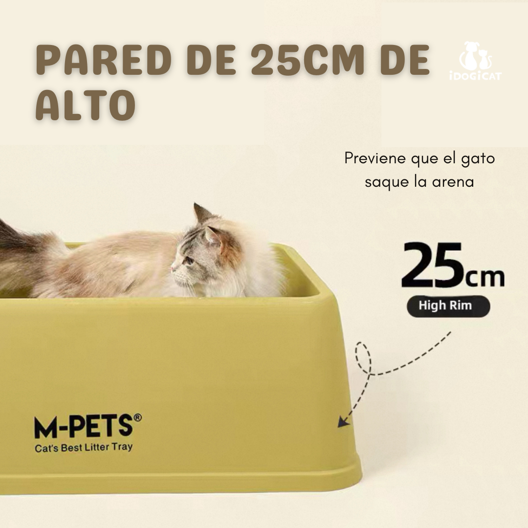 Arenero abierto grande M-pets 80*42*25cm