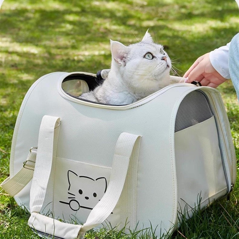 Bolso de hombro para transportar mascotas pequeñas (dos colores)