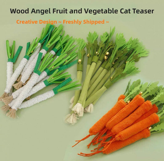 Juguete para gatos de matatabi con forma de apio