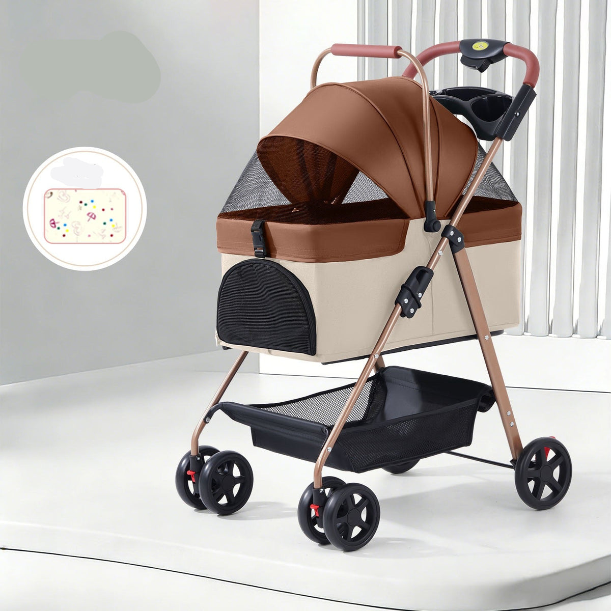 Coche para mascotas modelo 502
