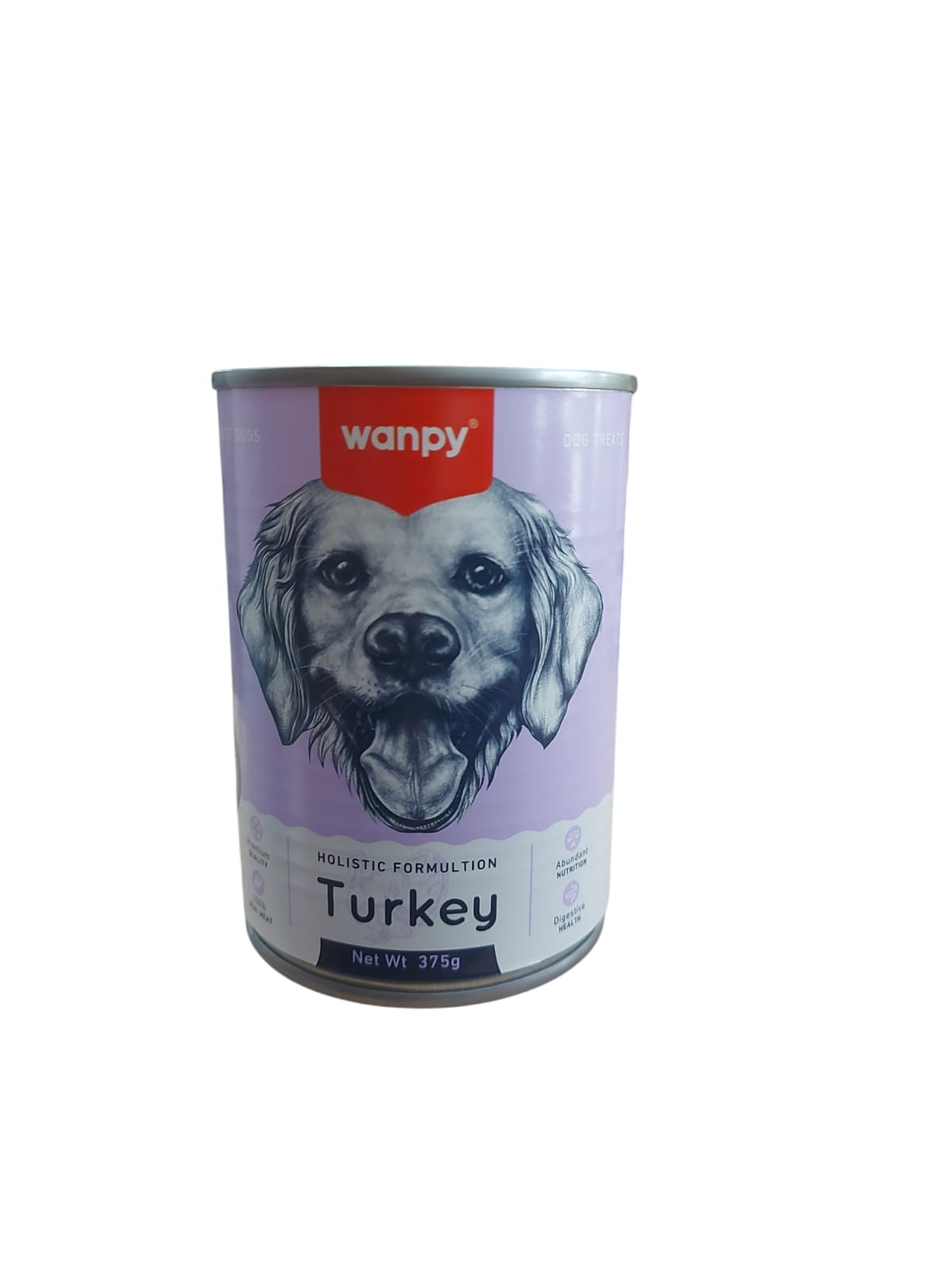 Comida Húmeda para Perro Wanpy: Lata, Turkey 375g