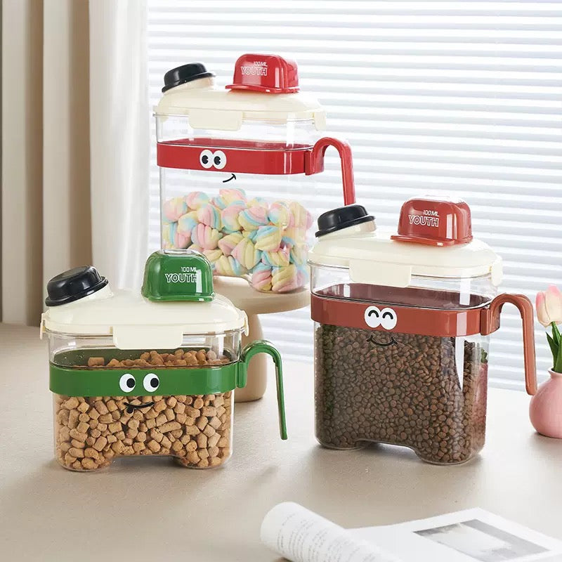 Contenedor hérmetico plastico para alimento de 360ml