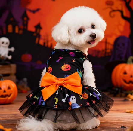 Vestido de halloween para mascotas #3