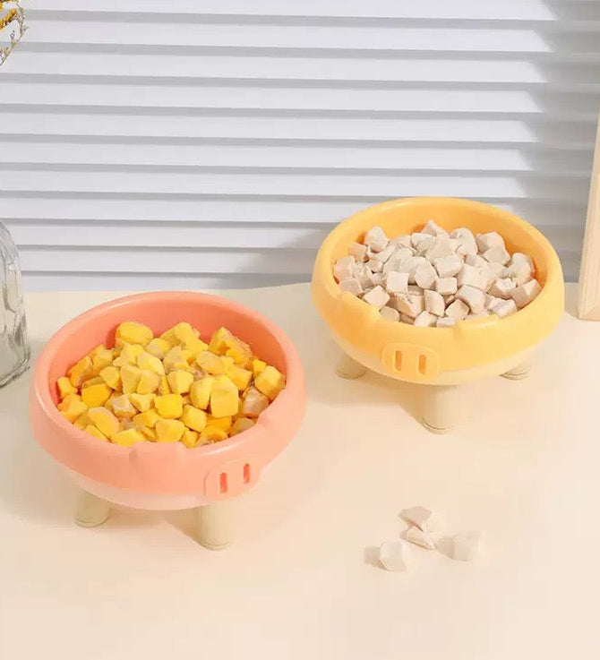 Plato de Plastico estilo cerdito para gatos