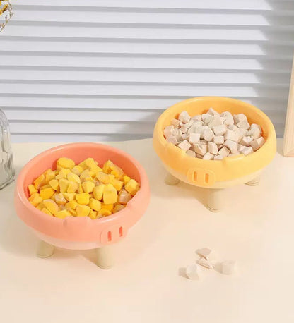 Plato de Plastico estilo cerdito para gatos