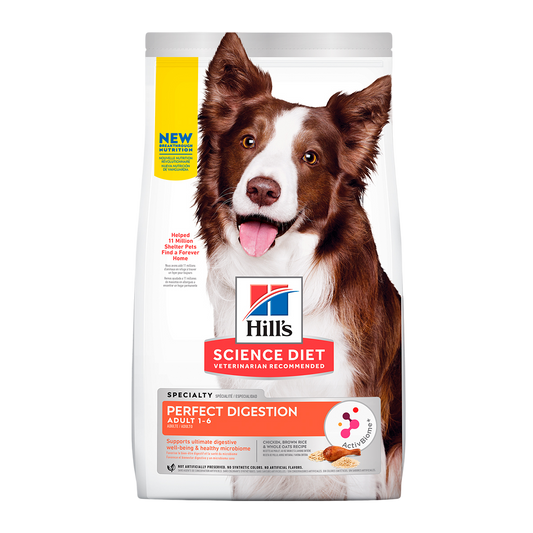 Comida para Perro Hills: Science Diet Adulto Perfecta digestión 1.58 Kg