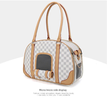 Bolso transportador elegante para mascotas pequeñas