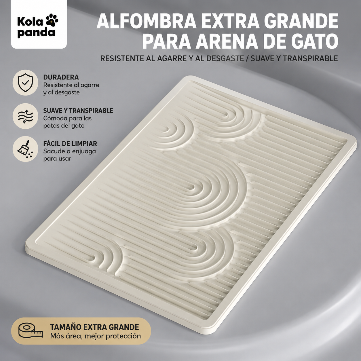 Alfombra para arenero de plástico (41.8cm*29cm)