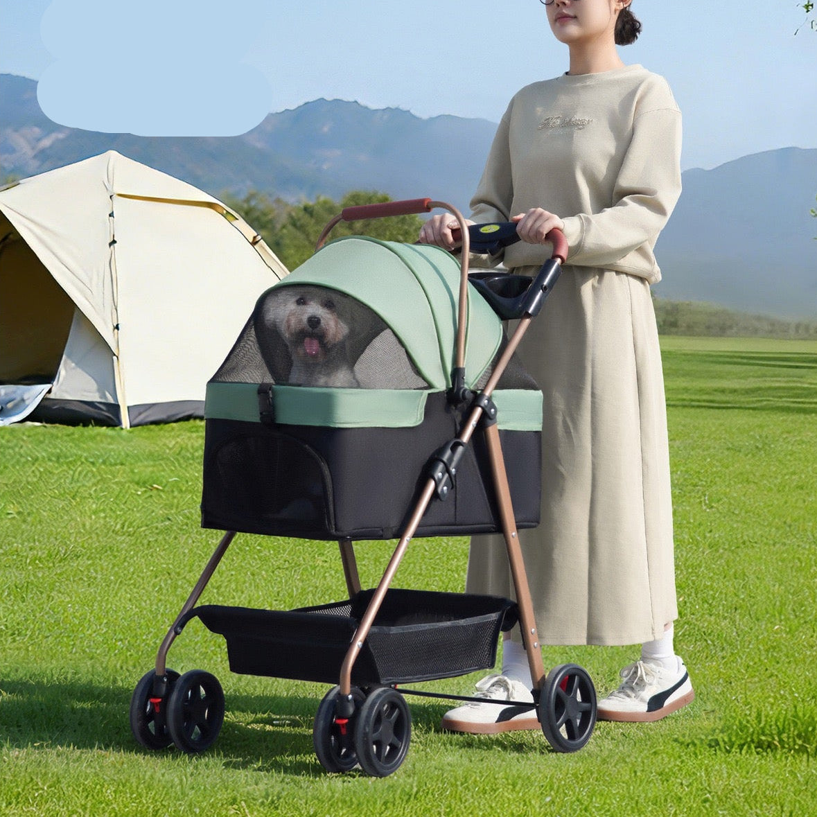 Coche para mascotas modelo 502