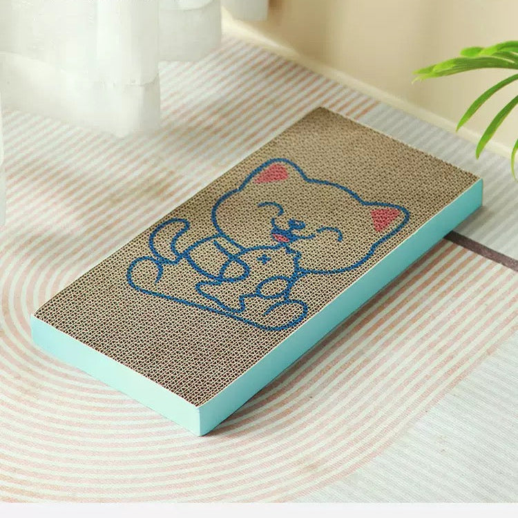 Rascador cartón corrugado para gatos (Variedad de colores) 43cm*20.5cm