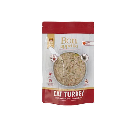 Comida Hùmeda para Gato Natural Select: Bon Appetita, adulto, pavo 100g