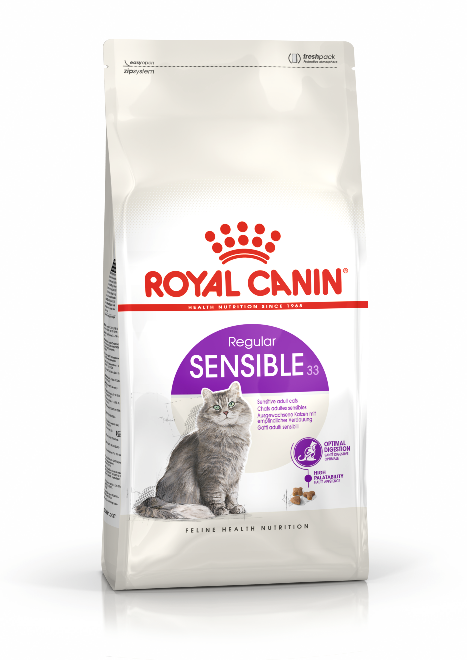 Comida para Gato Royal Canin: Sensible 2KG