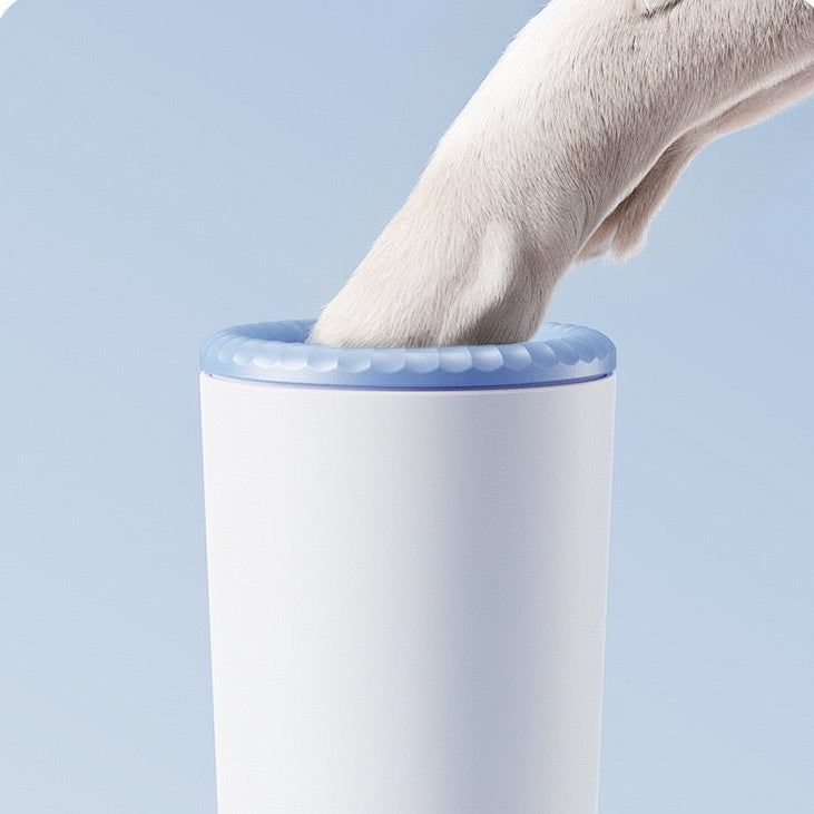 Limpiador de patitas automatico para mascotas