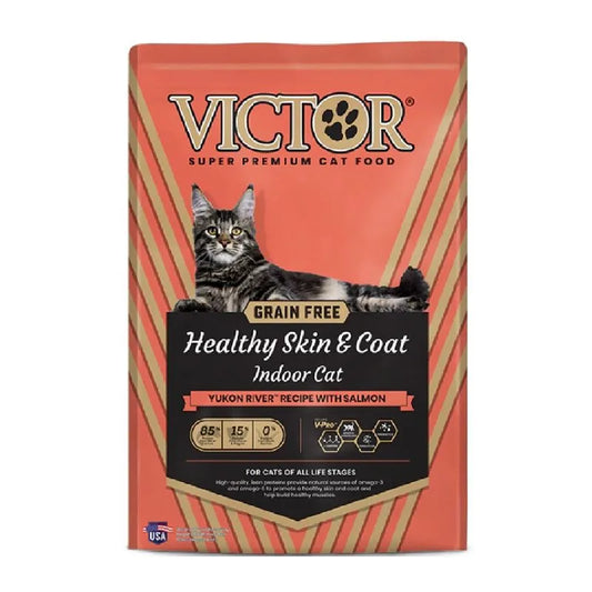 Comida para Gato: Victor, libre de granos Sabor a Salmón Indoor cat 6.80Kg