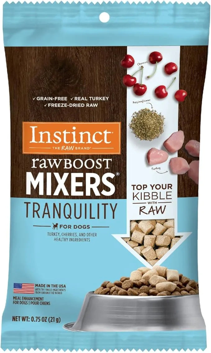 Comida para Perro Instinct:  Rawboost, Snack Mixers Tranquility 21gr