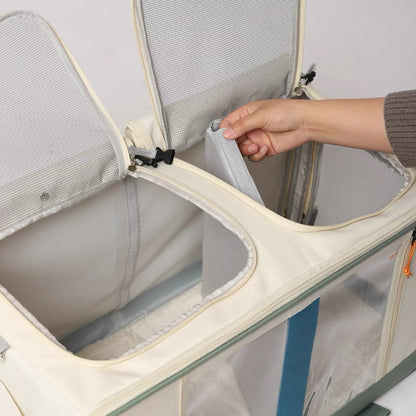 Maleta de ruedas con doble compartimento