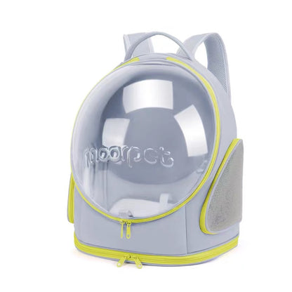 Mochila para mascotas estilo burbuja