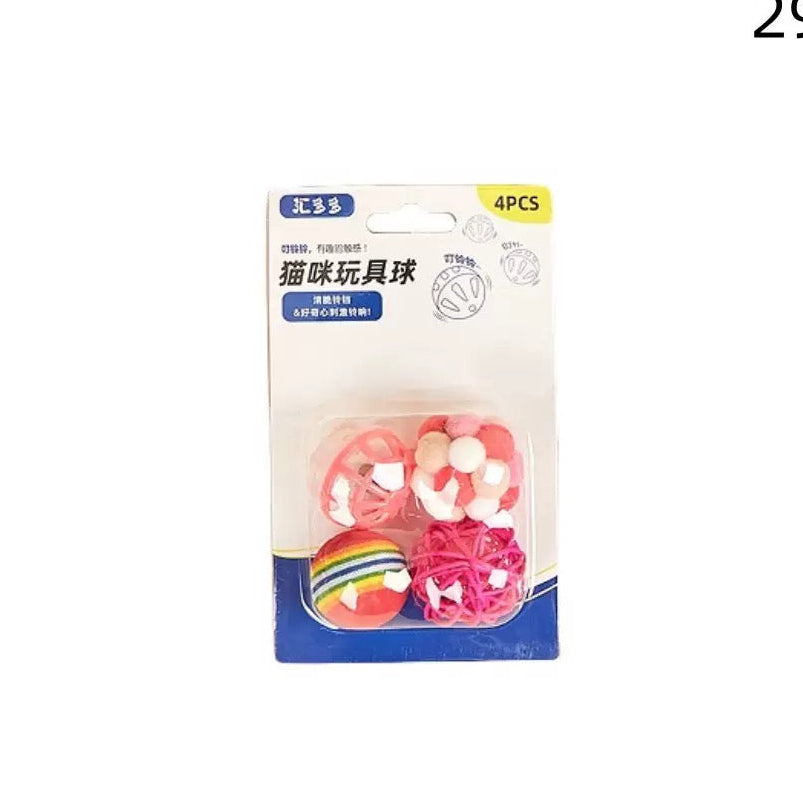 Juguetes para gatos pack de pelotas