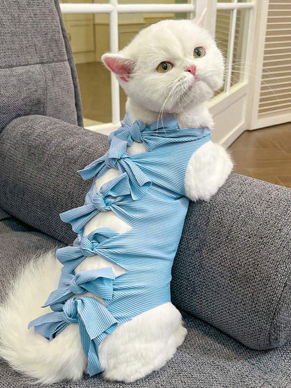 Traje de recuperación para gatos modelo #3