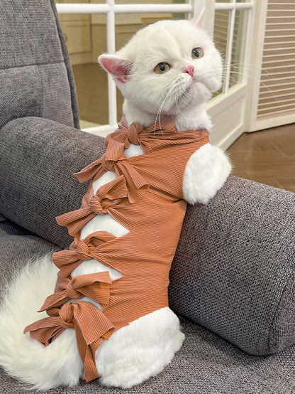 Traje de recuperación para gatos modelo #3