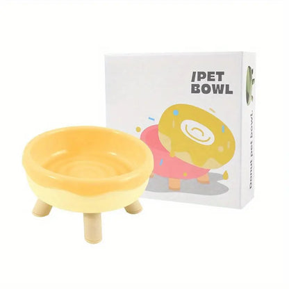 Plato de Plastico estilo dona para gatos